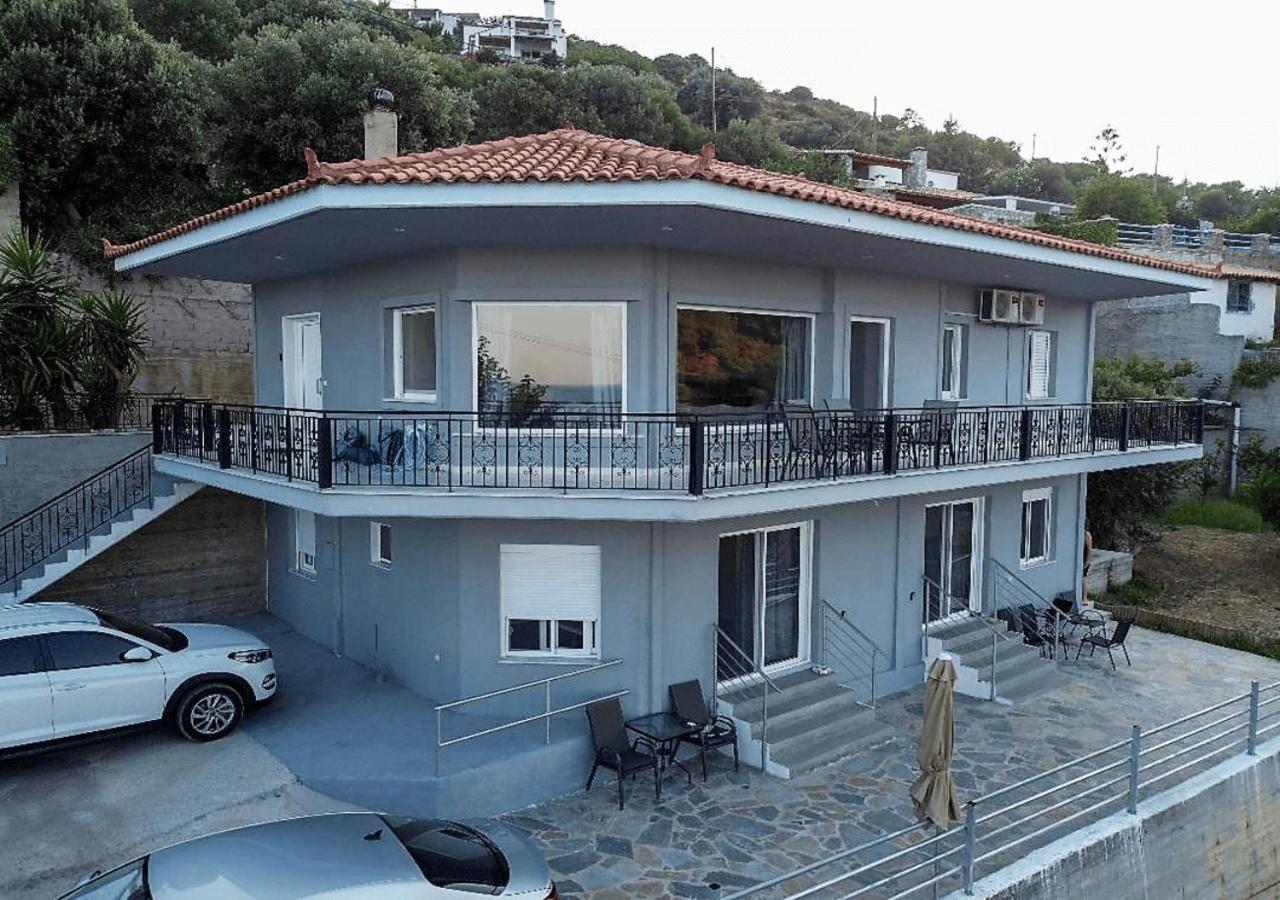 Aegean Beachfront Petriai Екстер'єр фото