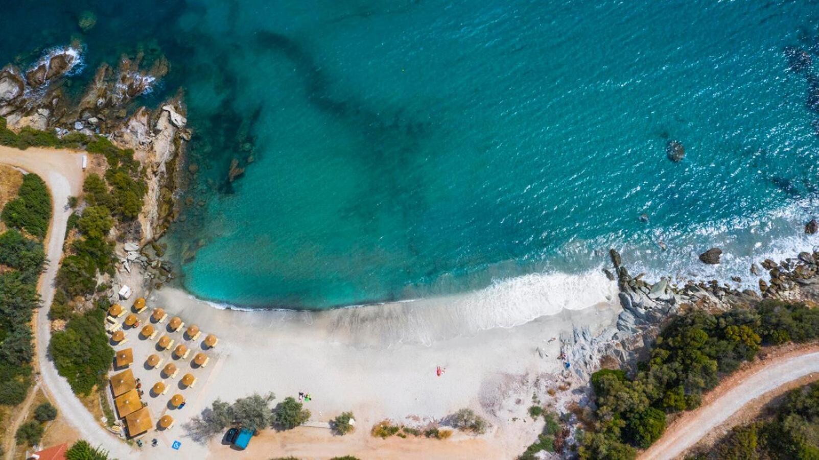 Aegean Beachfront Petriai Екстер'єр фото